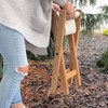 Buffalo Tools AWFFRS: Acacia and Canvas Folding Stool