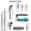Angle Screwdriver Attachment, Robust and Easy to Use, Angle Wrench,