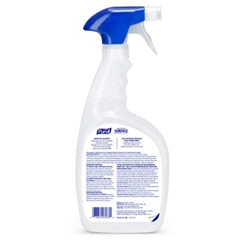PURELL Healthcare Surface Disinfectant Spray, Fragrance Free, 32 fl oz Capped Bottle with Spray Trigger in Pack (Pack of 3) - 3340-03
