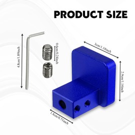 Lyxheth Hood Latch Release Handle Cable Repair Kit, Hood Release Handle Replacement, Heavy Duty Billet Hood Latch Release Cable Repair Kit, Hood Latch Release Pull Handle for Honda Civic CR-V (Blue)