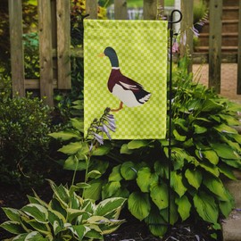 Caroline's Treasures BB7682GF Rouen Duck Green Garden Flag Mailbox Flag Decorative Yard Flag Banner Outside Patio Artwork Yard Flower Beds, Garden Size, Multicolor