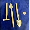 CRAFT Mini Garden Tools Set Rake 6",Shovel 7",Spade 7.6" Wood