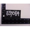 Unbranded Estopa Logo EMBROIDERED PATCH