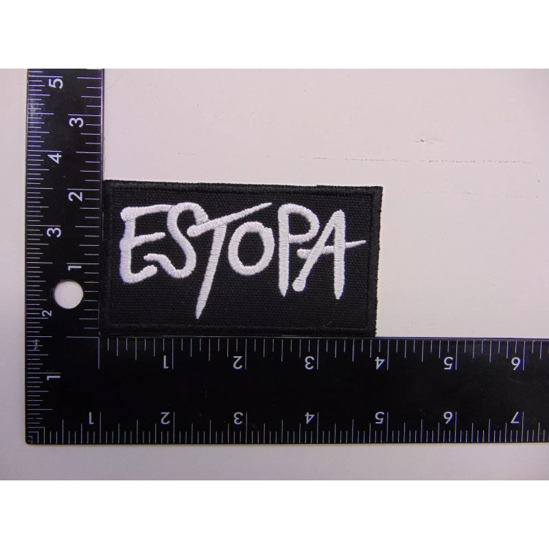 Unbranded Estopa Logo EMBROIDERED PATCH