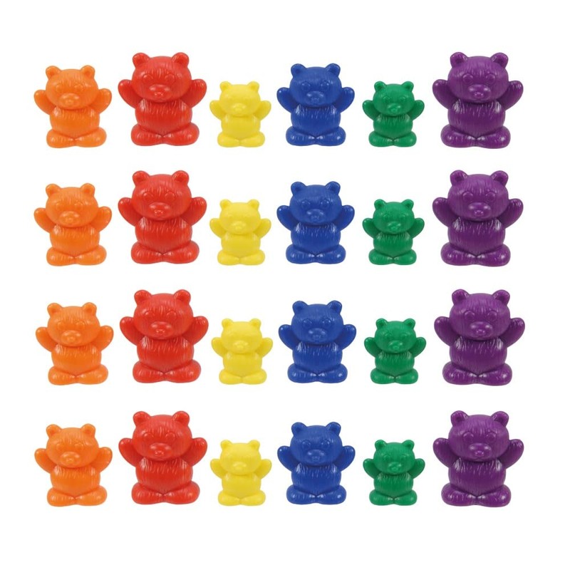 EAI Education Bear Counters: 3 Sizes: 6 Colors - Set