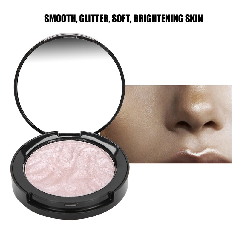 2PCS Highlighting Powder Face Natural Brightening Highlight Makeup Cosmetic Blush