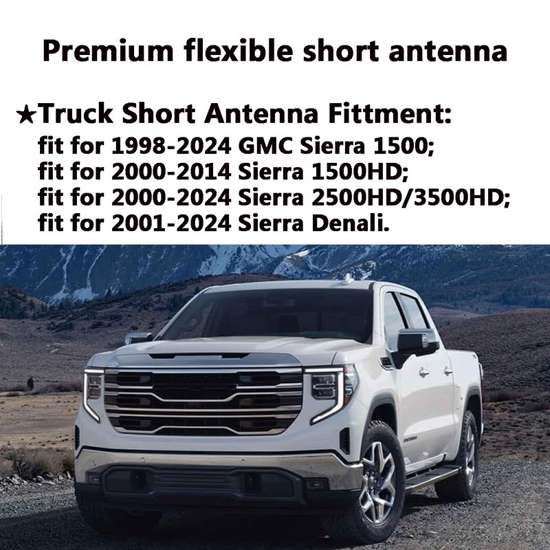 for GM Truck Short Antenna Fit for GMC Sierra 1500-3500