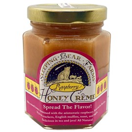 Creamed Raspberry Honey - Raspberry Creme 8 oz. Jar