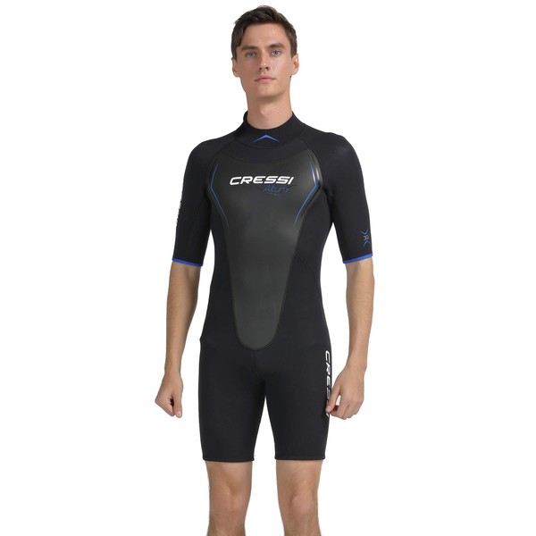 Cressi Altum Man 3 mm Shorty Wetsuit - Shorty Suit for Diving and Snorkeling, Neoprene 3 mm, Men