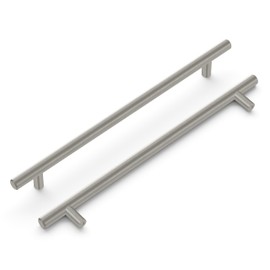 Bar Pulls Collection Pull 8-13/16 Inch (224mm) Center to Center Stainless Steel Finish