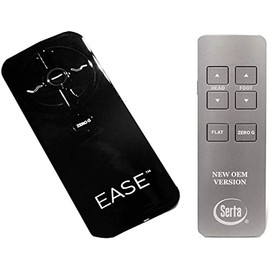 Replacement Remote Compatible with Ease 1.0 2.0 3.0 or 4.0 Sealy (New Gen White or Black Version) for Adjustable Beds