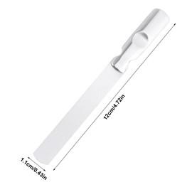 Healeved 2sets Nail Files Leather Case for Manicure and Pedicure Precision Filing Tools for Toenails and Fingernails for Home and Salon Use