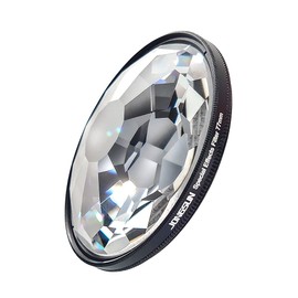 JONGSUN Kaleidoscope Prism Special Effect Filter 77 mm FX Glass Glare Widescreen Film Anamorphic DSLR Film Video Photography Camera Filter Accessories (Kaleidoscope)