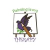 CafePress Painting Therapy Square Car Magnet 3 X 3 Square