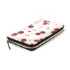 Bolaz Long Wallets Leather Bifold Wallet for Women Red Cherry