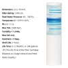 Geekpure 10 Inch PP Sediment Replacement Cartridge for RO Water