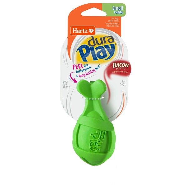Dura Play Rocket Bacon Scented Latex Dog Toys, Small -