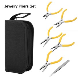 Jewellery Making Pliers Kit, Steel Tool Set for Wire Work Craftsman