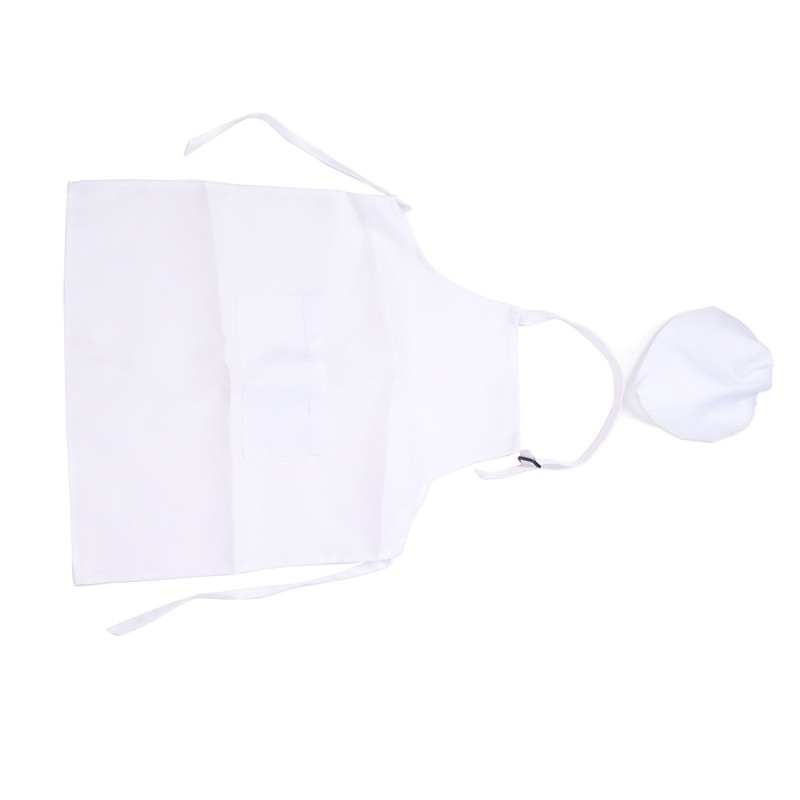 3 Set Kids Apron and Chef Hat Red Black White