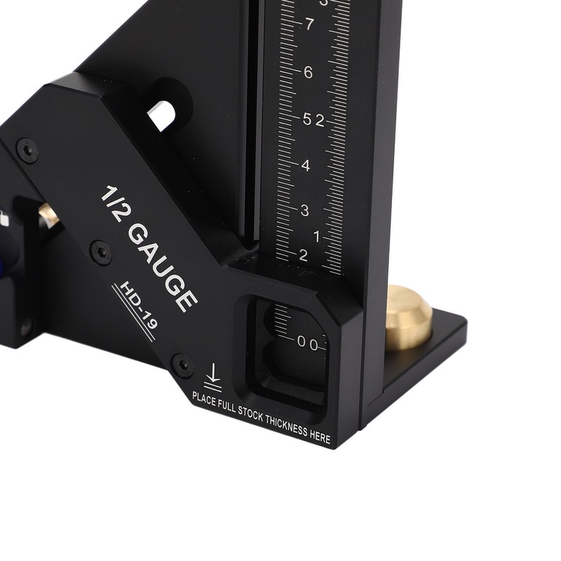 Woodworking Center Finder Aluminum Alloy 1/2 Gauge Dual Scale Carpenter