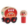 Mini Wooden Magnetic Train Set Cartoon Vehicle Blocks Children Educational