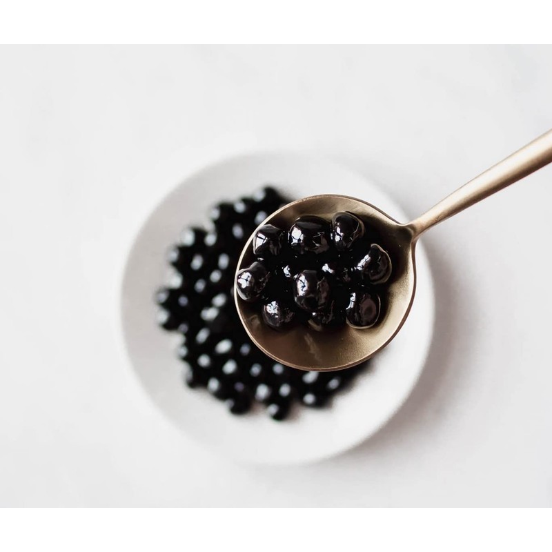 Black Tapioca Pearls, Black Starch Balls, Tapioca Balls by Yi-Feng,boba,
