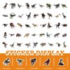 [Set of 100] Realistic Dinosaur Sticker Set, Tyrannosaurus, Triceratops, Ancient