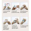 10sheets Ocean Animal Temporary Tattoos for Teens Boys Girls