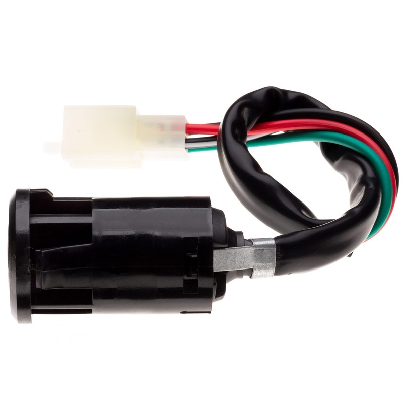Motorcycle Motorbike Ignition Switch Key Starter with 4 Wires, 2