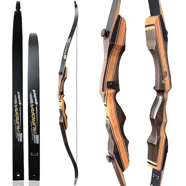 PANDARUS Wooden Takedown Recurve Bow 62" Right Handed Adult &