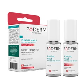 PODERM - PACK OF 2 SEVERE FUNGAL INFECTION PRODUCTS - Special comprehensive treatment for difficult to treat fungal infections - Professional foot/hand treatment - Quick & easy - Swiss Made