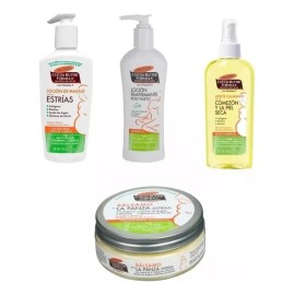 Kit Anti Estrías Y Embarazo Bálsamo Crema Loción Y Aceite !