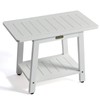 Shower Bench for Inside Shower, HDPS Shower Stool for Shaving