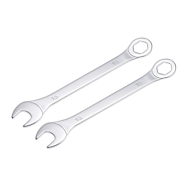 sourcing map Thin Ring Spanner with Offset 6 Point End