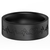 King Will Silicone Rings for Men - 8mm Wide Breathable