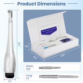 Implant Universal Hex Driver Screw Screwdriver Kit, with (5-35N.Cm) 7 Kinds of Torque +16 Universal Screws, Metal Plate Lock Design, Dual Head Design, for Dental Clinic