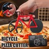 Thapncow Bicycle Pizza Cutter, Stainless Steel Pizza Cutter, Funny Kitchen