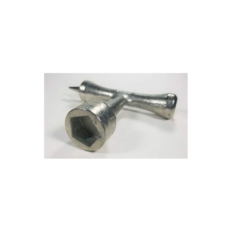 Trumbull HK-0 Curb & Meter Box Key/Wrench, Std Pentagon Nut