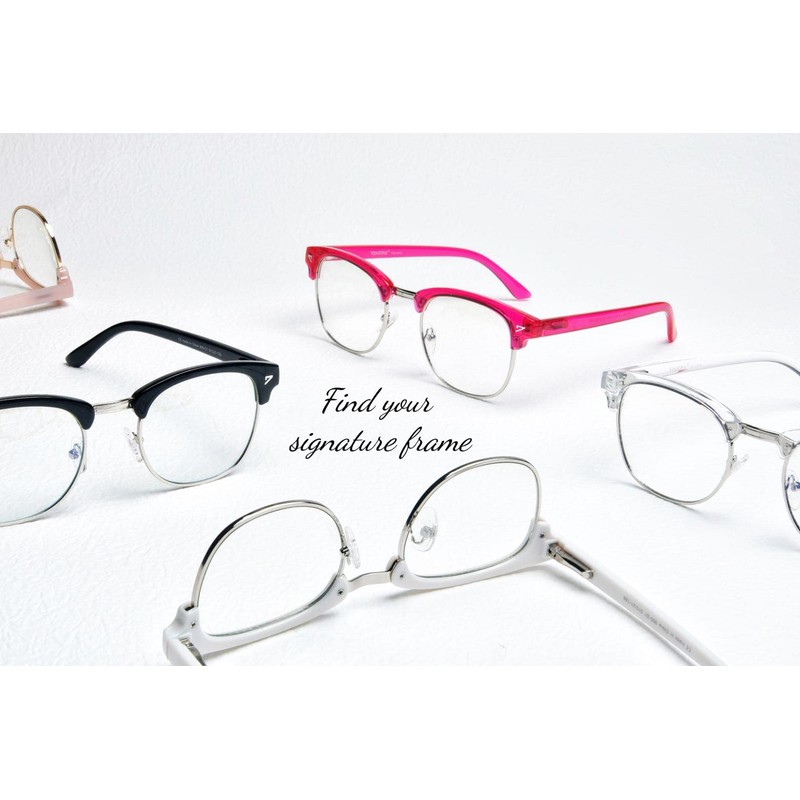 VISOONE Lightweight Blue Light Blocking Glasses Square with Anti Computer