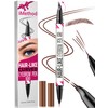iMethod Curved Microblading Eyebrow Pencil - Eyebrow Pencil 2-in-1 Dual-Ended