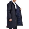 Champion Men's Full-Length Sideline Hooded Jacket with Quilted Lining, Peacoat
