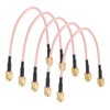 5Pcs RF Coaxial Cable SMA-J to SMA-J Audio Connector 2