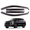 DOLKSN Smoke Black in-Channel Window Visor Window Deflectors Rain Guards