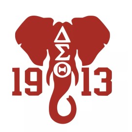 Oracal Delta Sigma Theta  Sorority Standard Sticker Decal Laptop Water Bottle Car 1913 - 5 inches