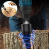 Firewood Log Splitter, 2pcs Easy Split Drill Bit Wood Splitter