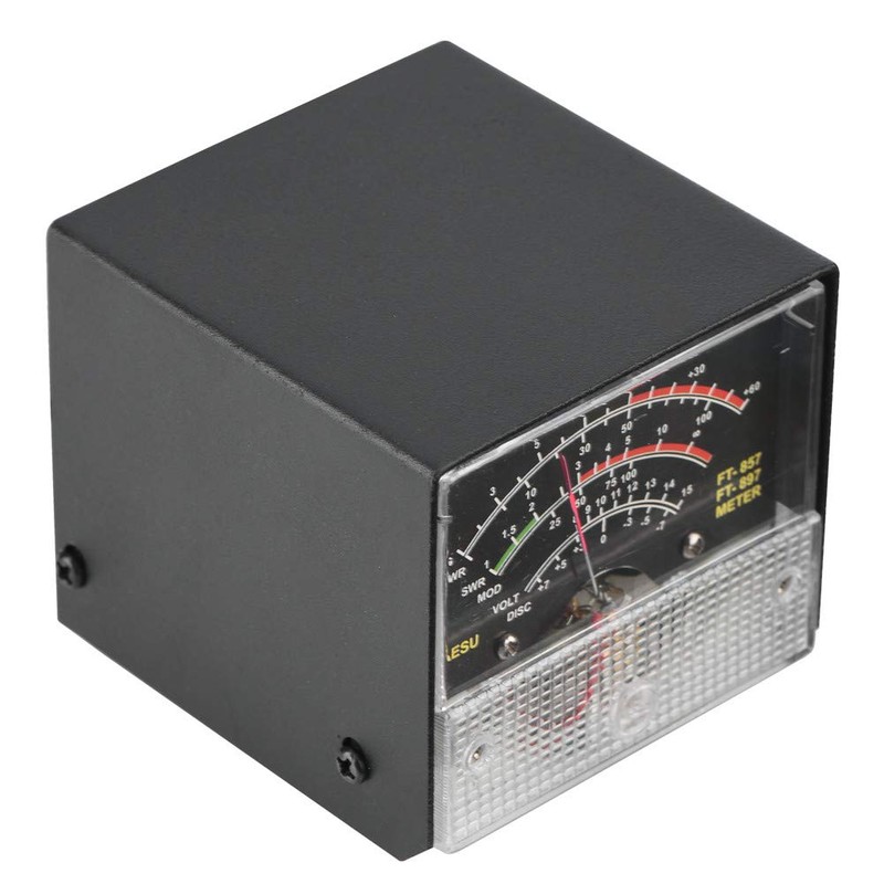 Zerone External S-Meter for FT-857/FT-897 Radios, Zerone2k69extrib Black