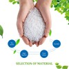 1.2 Gallon/330pcs Strong Trash Bags Colorful Clear Garbage Bags by