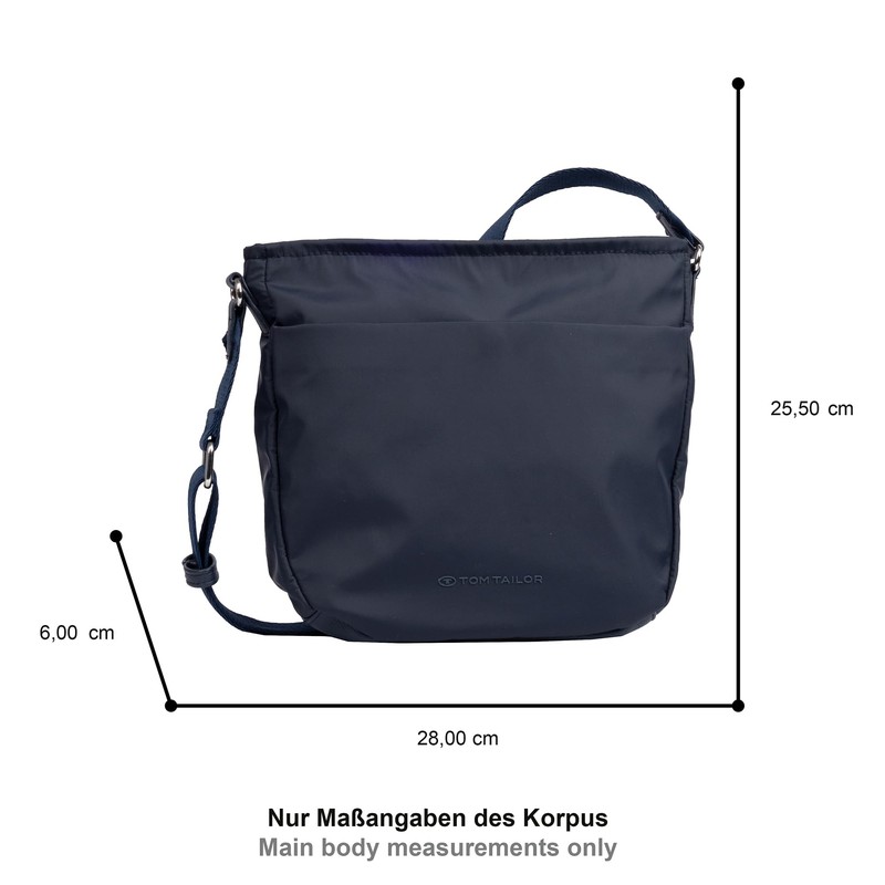 TOM TAILOR Women's Sansa Shoulder Bag Blue, blue