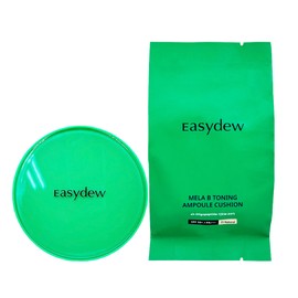 Easydew Mela Be Toning Ampoule Cushion No. 21 Natural Original 13g + Refill 13g / 이지듀 멜라 비 토닝 앰플 쿠션 21호 내추럴 본품13g+리필13g