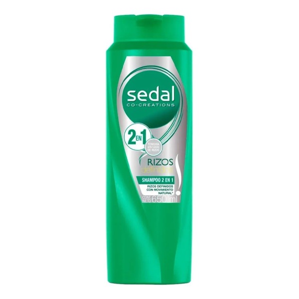 Shampoo Sedal 2 en 1 Rizos Definidos 650ml